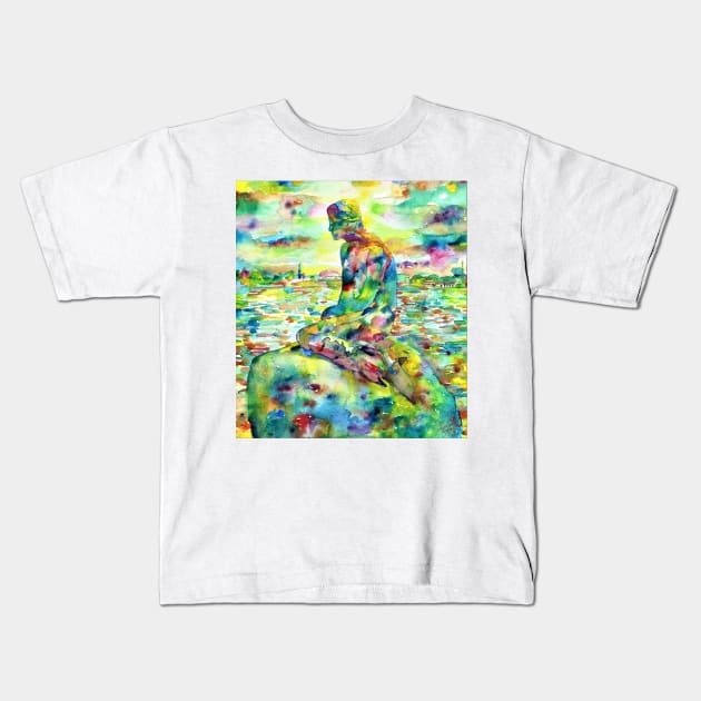 THE LITTLE MERMAID Kids T-Shirt by lautir